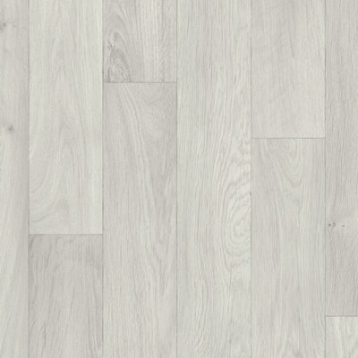 B&Q Modern Stone Effect Anti-Slip Vinyl Flooring For Kitchen, Bathroom, 2.6Mm Thick Vinyl Sheet-6M(19'8") X 3M(9'9")-18M² White