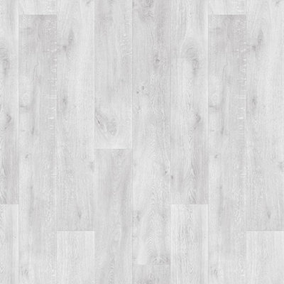 B&Q Grey Wood Effect Anti-Slip Vinyl Flooring For Kitchen, Bathroom, Livingroom, 4.20Mm Thick Vinyl Sheet-3M(9'9") X 3M(9'9")-9M²