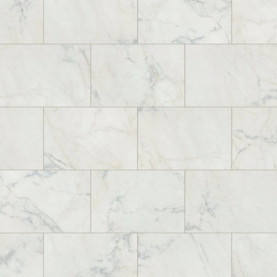 B&Q Bellagio Pvt701 Marble Effect Glue Down Luxury Vinyl Tile-Plank(2Mm Lvt)For Domestic,Commercial Use 3.345Mâ² Per Pack