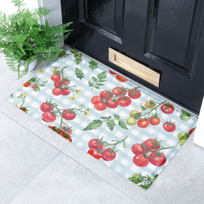 Artsy Doormats Tomatoes Pattern Indoor/outdoor Doormat (70X40Cm) from B&Q