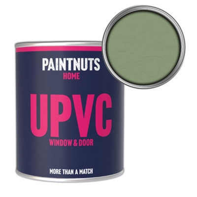 Paintnuts Upvc Window & Door Weatherproof Gloss PaintPale Green (Ral6021)1L Tin from B&Q