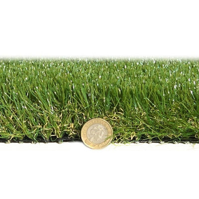 Oakmount 38mm Artificial GrassPet-Friendly Fake GrassNon- Slip Artificial Grass For PatioDecks-5M(16'4") X 4M(13'1")-20M² from B&Q
