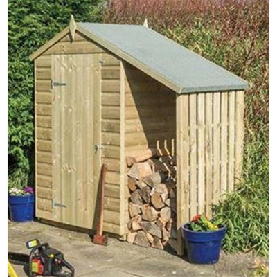 Cheshire 4 X 3 Oxford Shed With Lean To