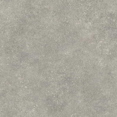 B&Q Concrete Effect Anti-Slip Vinyl Flooring For Bathroom, & Kitchen, 2.5Mm Thick Vinyl Sheet,-6M(19'8") X 2M(6'6")-12M² Grey