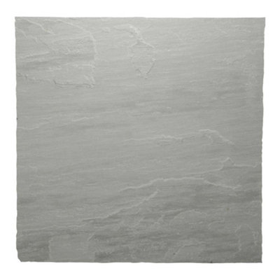 Stonewise Kandla Grey Riven Sandstone Paving Slabs 600X600mm,pack Of 10Natural Stone For PatiosWalkways And Outdoor Zones from B&Q
