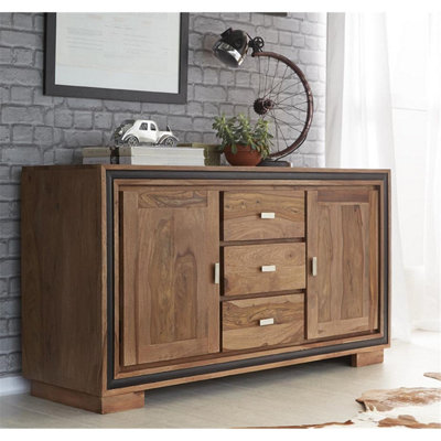 Worcester Jockey Sheesham 2 Doors Sideboard from B&Q