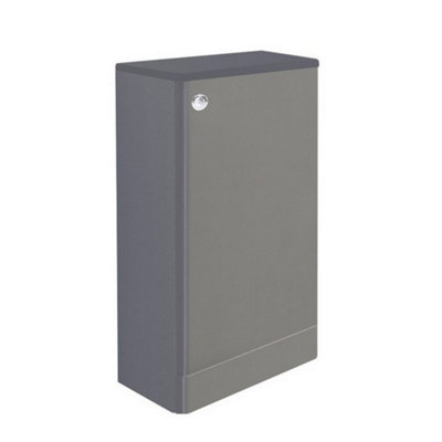 Clifton Bathroom Back To Wall Wc Unit 495mm WideBasalt Grey- (Choice) from B&Q