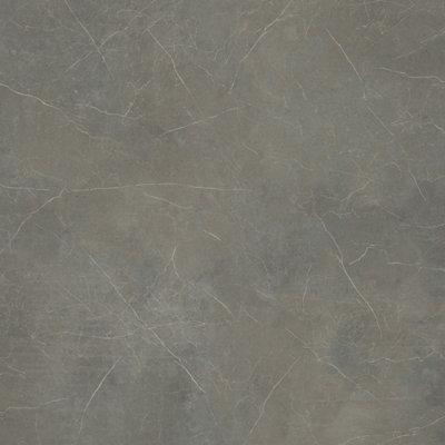 B&Q Modern Marble Effect Anti-Slip Vinyl Flooring For Kitchen, Bathroom, 2.6Mm Thick Vinyl Sheet-6M(19'8") X 2M(6'6")-12M² Grey
