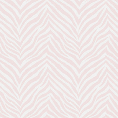 B&Q -  Eco-Friendly Pink Zebra Print Wallpaper