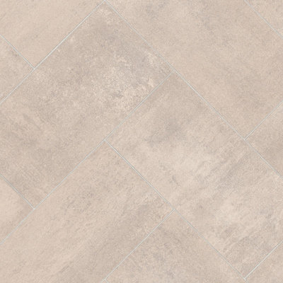 B&Q Modern Stone Effect Anti-Slip Vinyl Flooring For Home, Shops, Offices, 2.0Mm Thick Vinyl Sheet-4M(13'1") X 4M(13'1")-16M² Beige