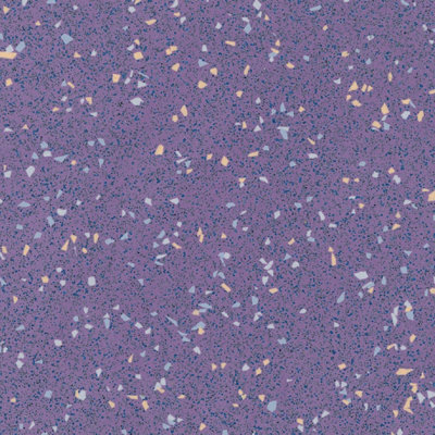 B&Q Speckled Effect Vinyl Flooring, Contract Commercial Vinyl Flooring With 2.0Mm Thickness-6M(19'8") X 2M(6'6")-12M² Purple