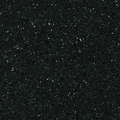 B&Q Mosaic Effect Anti-Slip Vinyl Flooring For Home, Shops, & Offices, 2.0Mm Thick Vinyl Sheet-3M(9'9") X 3M(9'9")-9M² Black