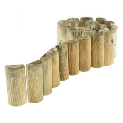 B&Q -  6" Pressure Treated Border Roll (2 Pack)