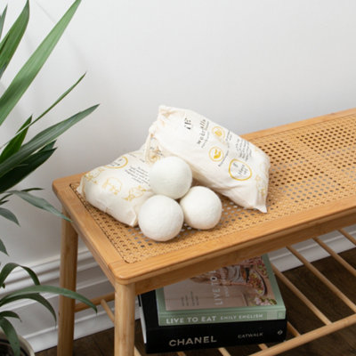 Native Natural Wool Tumble Dryer BallsSet Of 6 from B&Q