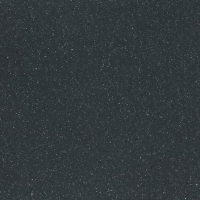 B&Q Black Speckled Effect Vinyl Flooring, Anti-Slip Contract Commercial Vinyl Flooring With 2.0Mm Thickness-4M(13'1") X 2M(6'6")-8M²