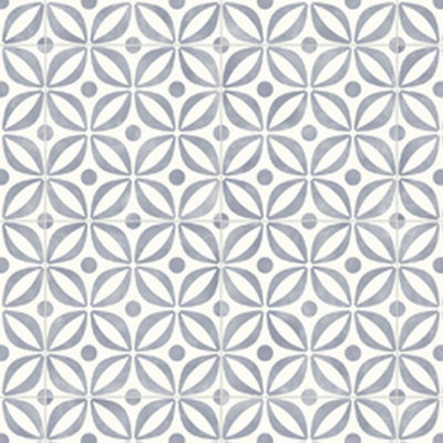 B&Q Designer Effect Vinyl Flooring For Livingroom,Kitchen,2.6Mm Thick Cushion Backed Vinyl Sheet-5M(16'4") X 3M(9'9")-15M² Grey/White
