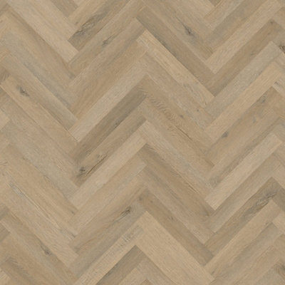 B&Q Sorrento Oak Wood Effect Glue Down Luxury Vinyl Tile-Herringbone(2Mm Lvt)For Domestic,Commercial Use 3.345Mâ² Per Pack