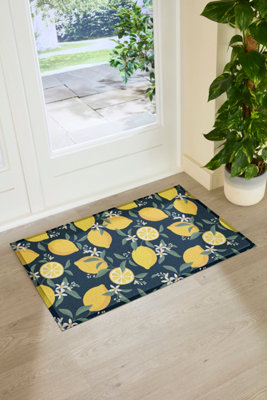 Artsy Doormats Lemons Indoor/outdoor Doormat (90 X 60Cm) from B&Q
