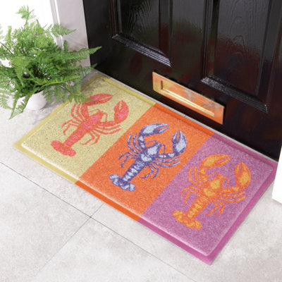 Native Natural Multi Lobsters Doormat (70 X 40Cm) from B&Q