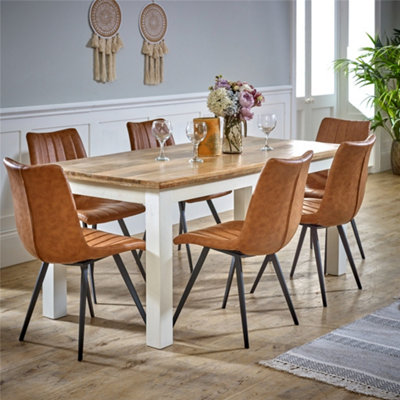 Worcester Oscar Dining Table 170Cm Solid Mango Wood from B&Q