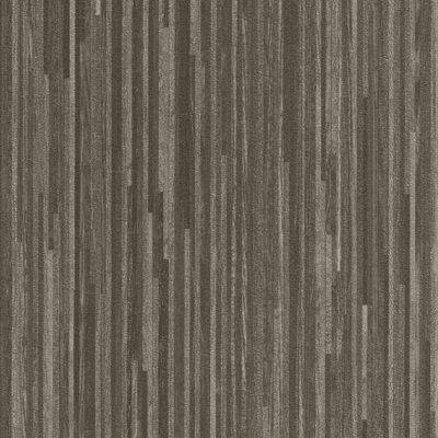  - Brown Wood Effect Vinyl Flooring For LivingroomHallways,2mm Thick Textile Backing Vinyl Sheet-5M(16'4") X 4M(13'1")-20M²