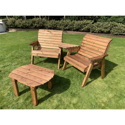 B&Q -  Traditional Grand Twin Angled With Coffee Table