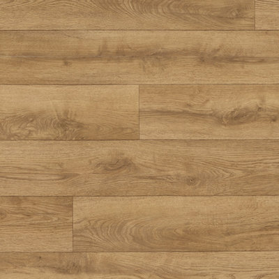 Neutral Slip-Resistant Wood Effect Contract Commercial Heavy-Duty Vinyl Flooring With 3.0mm Thickness-13M(42'7") X 3M(9'9")-39M² from B&Q