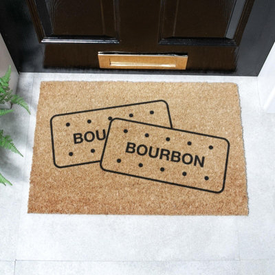 Artsy Doormats Bourbon Biscuit Coir Doormat (60X40Cm) from B&Q