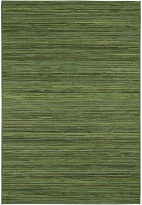 Green Outdoor RugStriped Stain-Resistant Rug For PatioDeckGarden5mm Modern Outdoor Area Rug-160Cm X 230Cm from B&Q