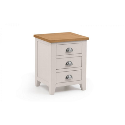 Ashfield Elegant Bedside Table With 3 Drawers from B&Q