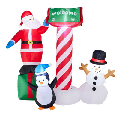 So Christmas Inflatable Santa/Penguin/Snowman 160Cm