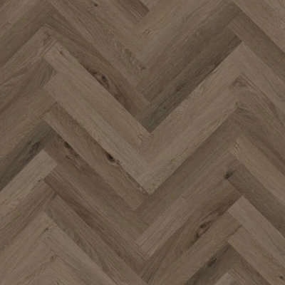 B&Q Colon 4648 Fairmont Oak Wood Effect Glue-Down Luxury Vinyl Tile - Herringbone(2Mm Lvt) For Home (All Rooms) - Covers 3.34Sqm