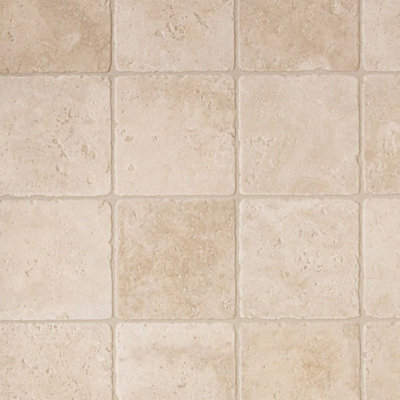  - Natural Stone Effect Non Slip Vinyl Flooring For LivingroomKitchen2.8mm Cushion Backed Vinyl Sheet-1M(3'3") X 3M(9'9")-3M²
