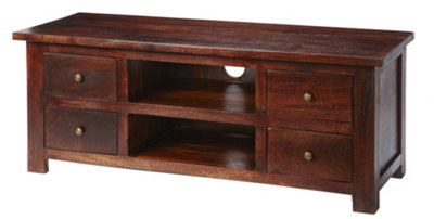 Worcester Rajasthanique Dark Mango Television Cabinet from B&Q