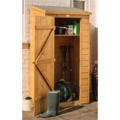 Cheshire Deluxe Pent Midi Store (12mm Shiplap Cladding) from B&Q