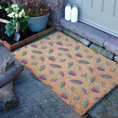 Artsy Doormats Crystal Pattern Doormat (90 X 60Cm) from B&Q