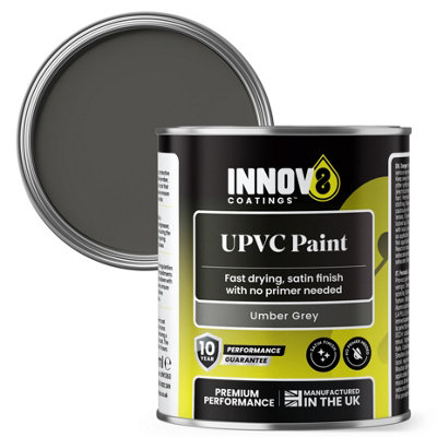 Innov8 Coatings Satin Finish Umber Grey Upvc Paint 250Ml - Image 3