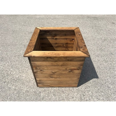 Marlborough Traditional Extra Large Windsor Wooden Planter from B&Q