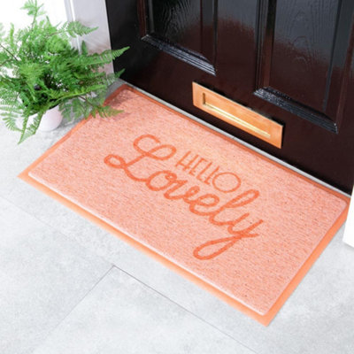 Native Natural Hello Lovely Doormat (70 X 40Cm)