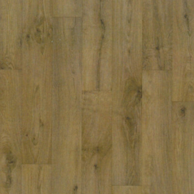  - Brown Wood Effect Anti Slip Vinyl Flooring For LivingroomKitchen2mm Thick Cushion Backed Vinyl Sheet-6M(19'8") X 2M(6'6")-12M²