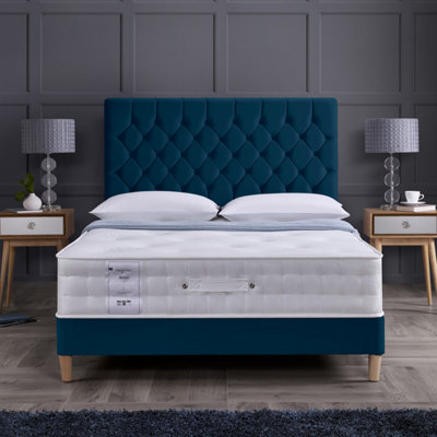 Rest Relax Sleep Sicily Wool 1000 Pocket Sprung MattressSuper King 6Ft from B&Q