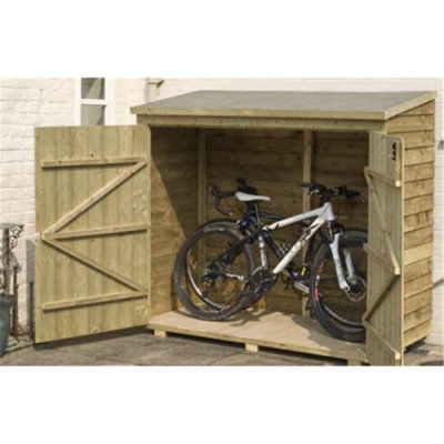 Cheshire 6 X 3 Deluxe Overlap Wall Store from B&Q