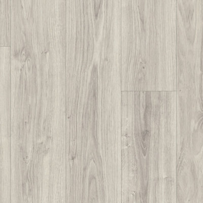 Glacier Oak Cream Wood Effect Click Laminate FlooringPlank (7mm)For Home & Commercial UseCovers 2.49 Sqm from B&Q