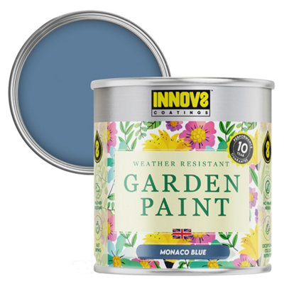 INNOV8 COATINGS Garden Paint - 750 ml - Satin Finish (Monaco Blue) - Image 4