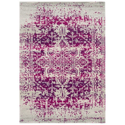 Traditional Red RugFloral Bedroom RugStain Resistant Dining Room RugEasy To Clean Traditional Rug-160Cm X 230Cm from B&Q