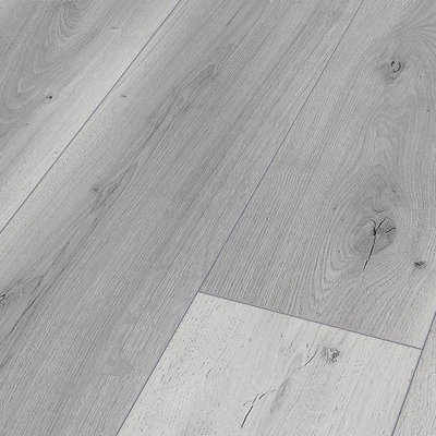  - Mona 52580 Oak Grey Mix Wood Effect Click Click Laminate (8mm) For Home Commercial Contains 8 Planks Covers 1.99 Sqm