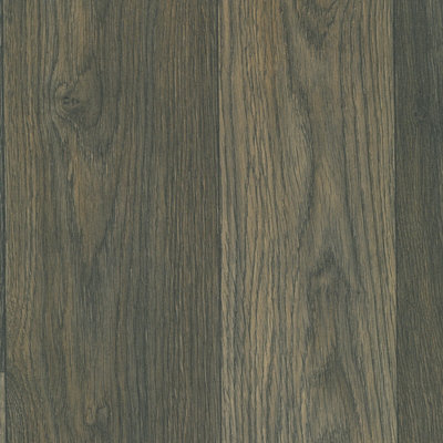 B&Q Brown Modern Wood Effect Anti-Slip Vinyl Flooring For Home, Shops, Offices, 2.8Mm Thick Vinyl Sheet-1M(3'3") X 4M(13'1")-4M²