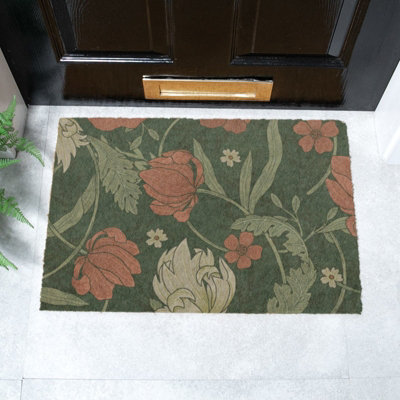 Artsy Doormats Blue William Morris Doormat (60 X 40Cm) 40Cm