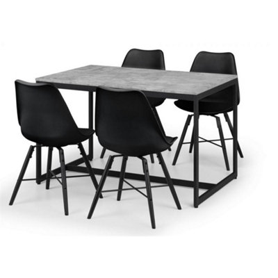 Ashfield Staten Bench & Kari Grey Dining Set from B&Q