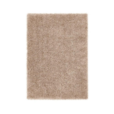 Handmade Rug50mm Thickness Plain Shaggy RugModern Luxurious Rug For BedroomLivingroom& Diningroom-140Cm X 200Cm from B&Q
